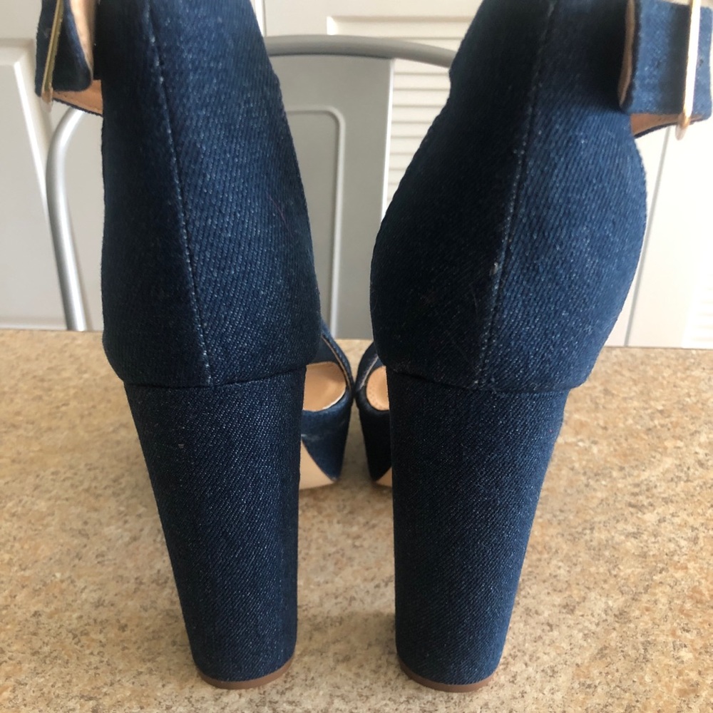Denim Heels - image 5